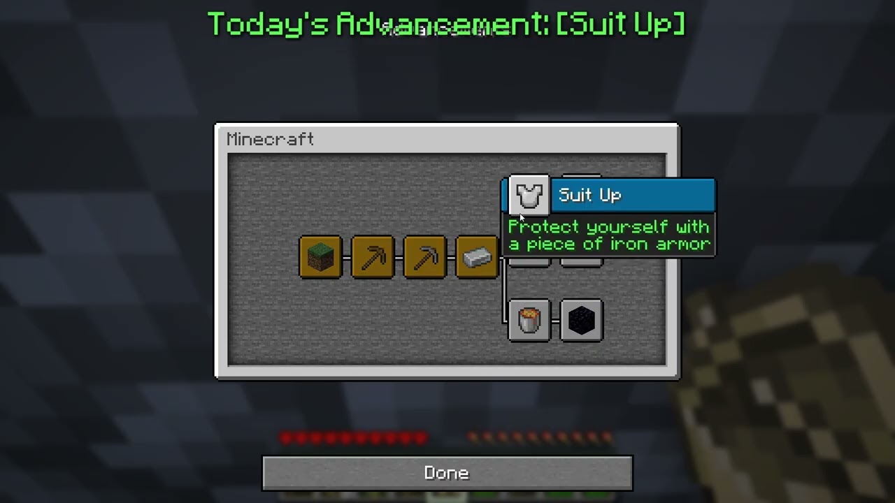 Day 4 of Getting One Advancement a Day in Hardcore Minecraft