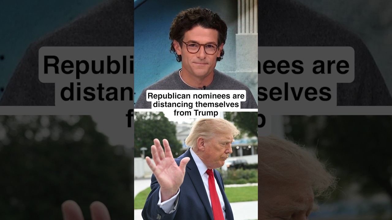 Republican nominees are DISTANCING themselves from Trump
