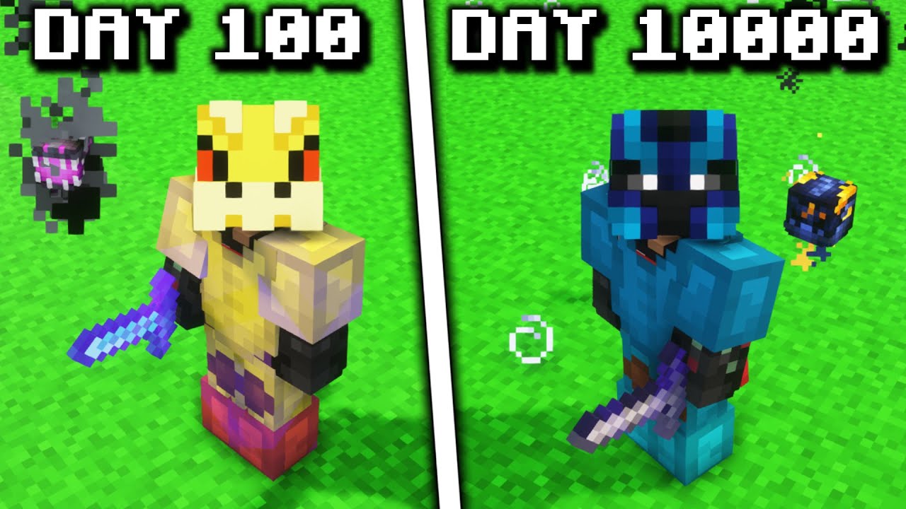 Я провел 10 000 дней на Hypixel Skyblock