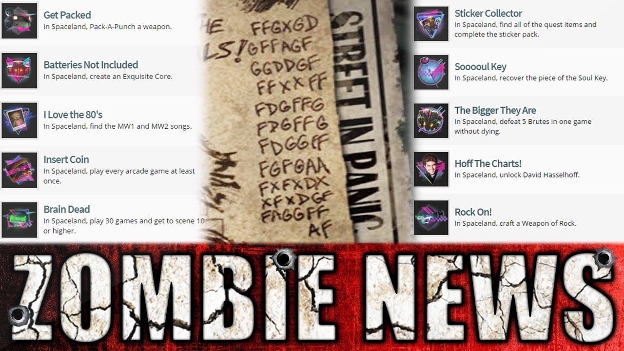THE HARDEST ZOMBIE CIPHER EVER GETTING SOLVED! INFINITE WARFARE ZOMBIES LEAKED, COD ZOMBIES NEWS