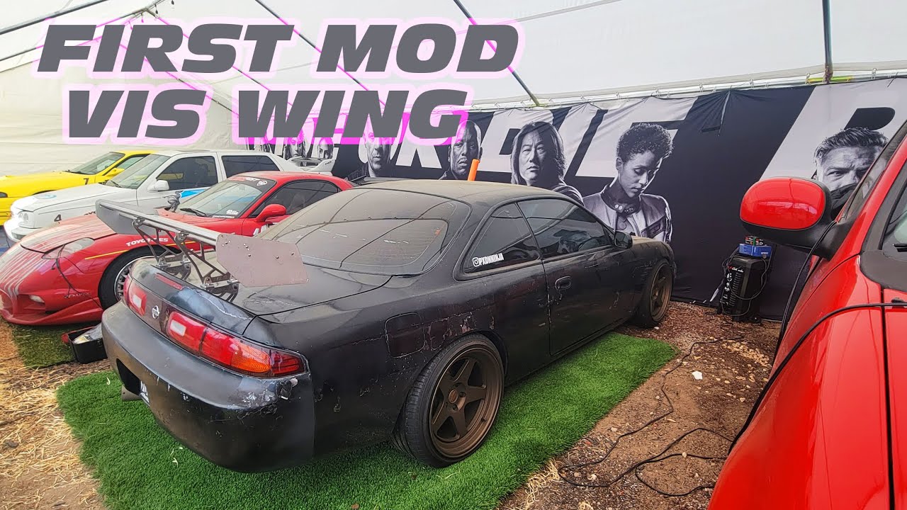 FIRST MOD ON THE NISSAN 240SX (S14): LETTY'S VIS WING