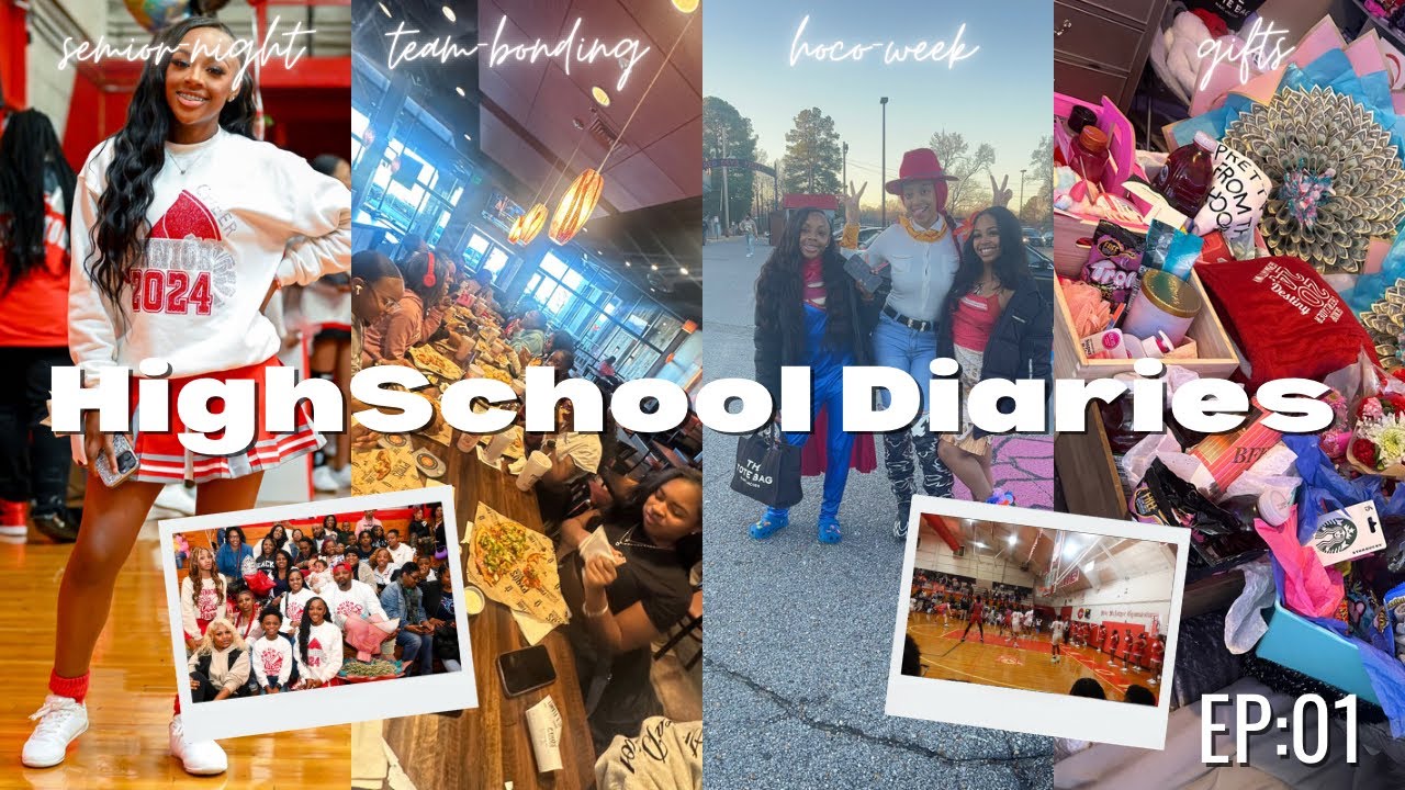 ☆HighSchool Diaries EP:01☆(senior night, hoco-week, games, team bonding)|| Destiny Ja’Nay
