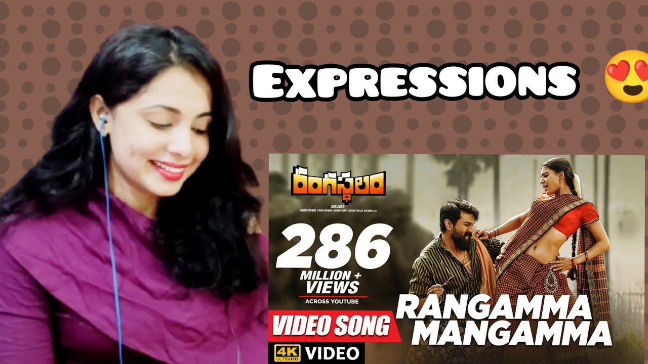 Rangamma Mangamma Full Video Song | Rangasthalam Video Songs |Ram Charan, Samantha | Reaction