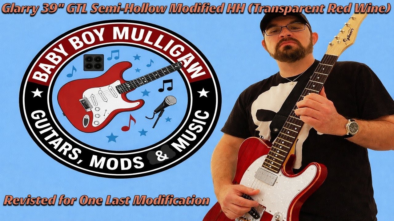 Glarry GTL Semi Hollow Guitar, Revisited video