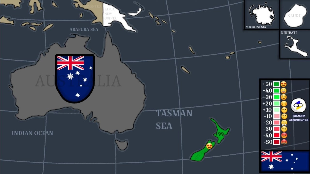 Relations between Australia and other countries of the world