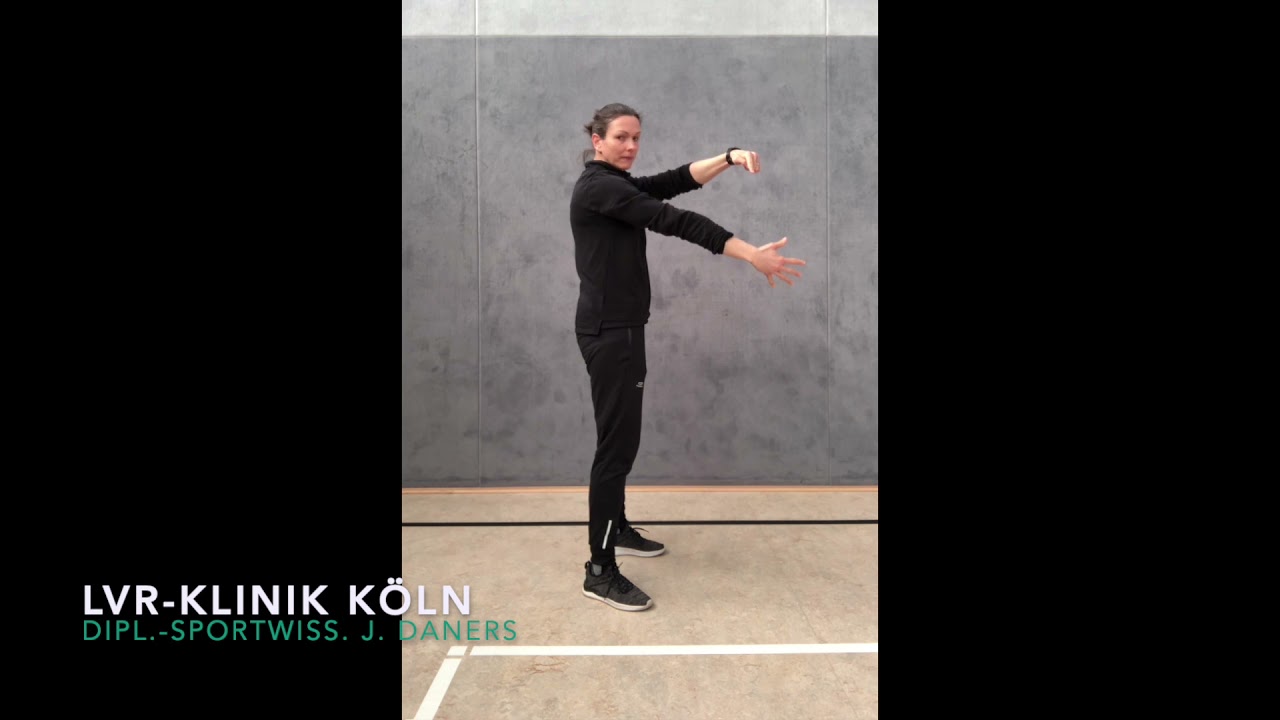 LVR-Klinik Köln - Sporttherapie - Übungen für einen entspannten Oberkörper