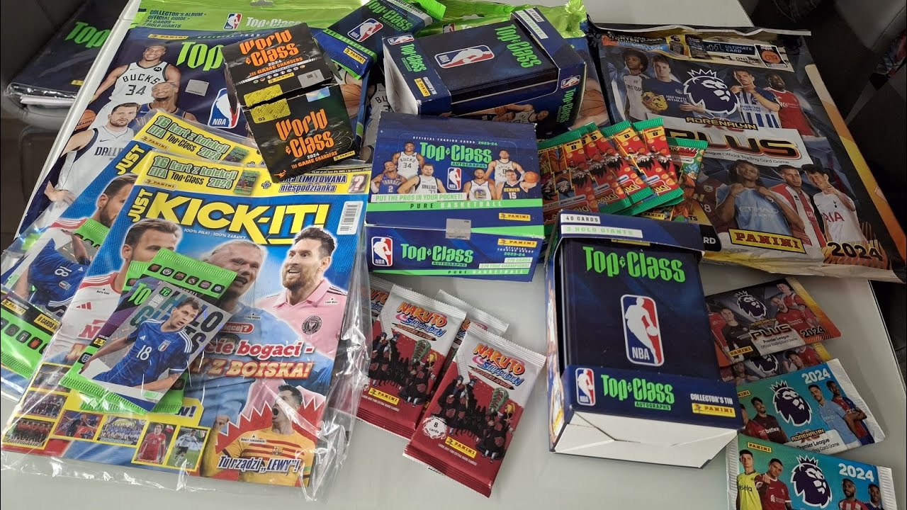 WOW!!! MEGA MIX UNBOXING RÓŻNYCH KOLEKCJI OD PANINI NA JEDNYM FILMIE!!!