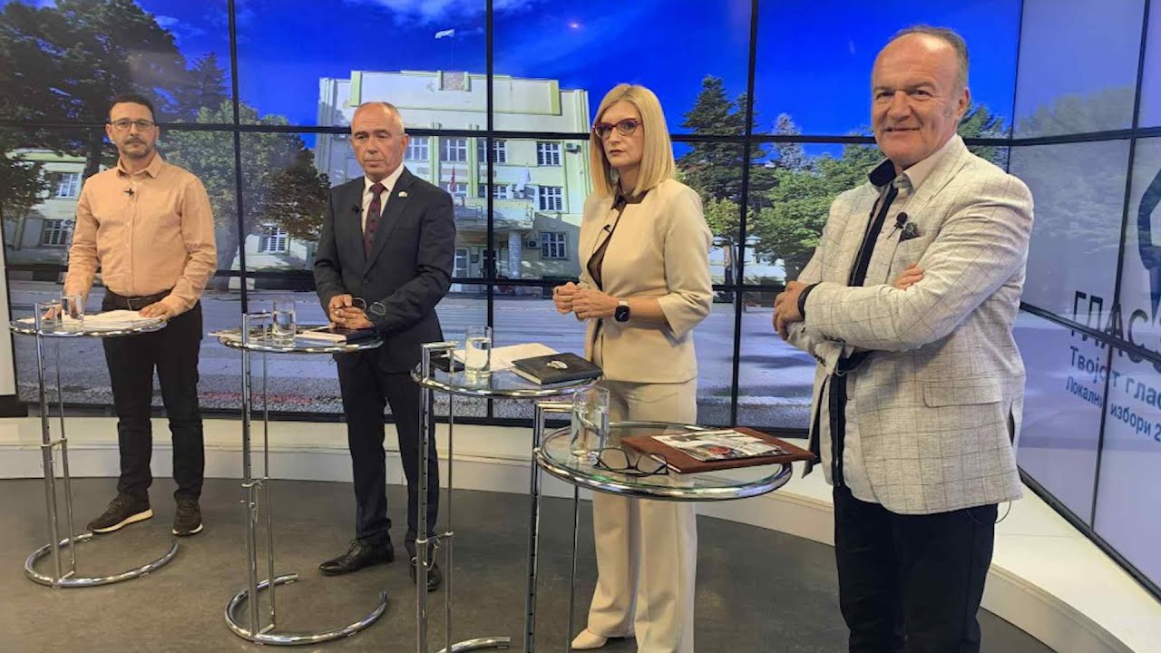 Tv Tera Bitola   Tv Debata pred prviot krug od lokalnite izbori 16 10 2025