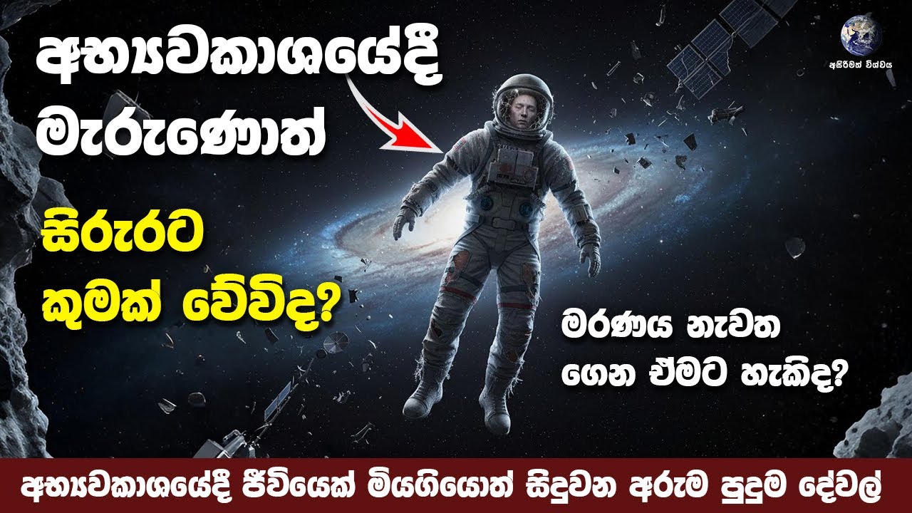 අභ්‍යවකාශයේදී මැරුණොත් මොකද වෙන්නේ? | What happen if you die in Space?