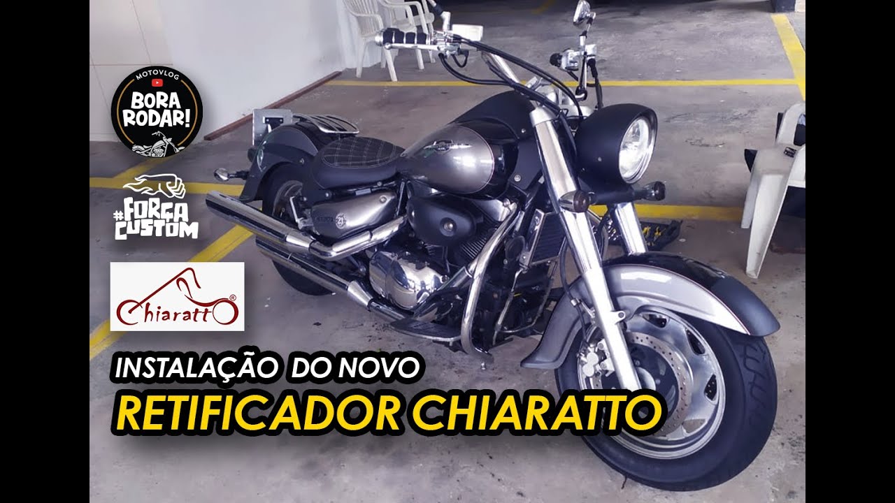 INSTALANDO O NOVO RETIFICADOR CHIARATTO EM CHARLOTTE  - Boulevard C1500 - #224