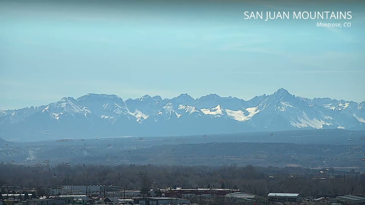 San Juan Mountains Live Stream - Montrose Colorado - February 23