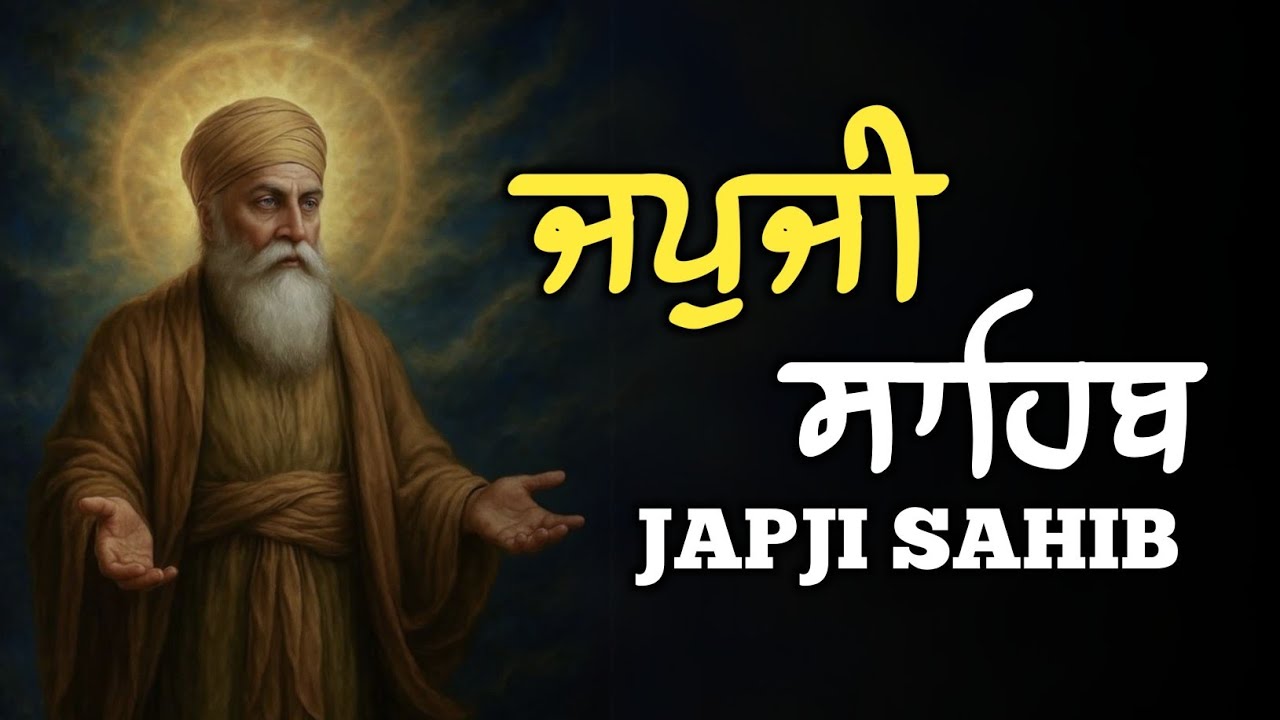 Japji Sahib ( ਜਪੁਜੀ ਸਾਹਿਬ ਪਾਠ ਲਿਖਤੀ ) Japji Sahib With Lyrics \\ Nitnem Japji Sahib