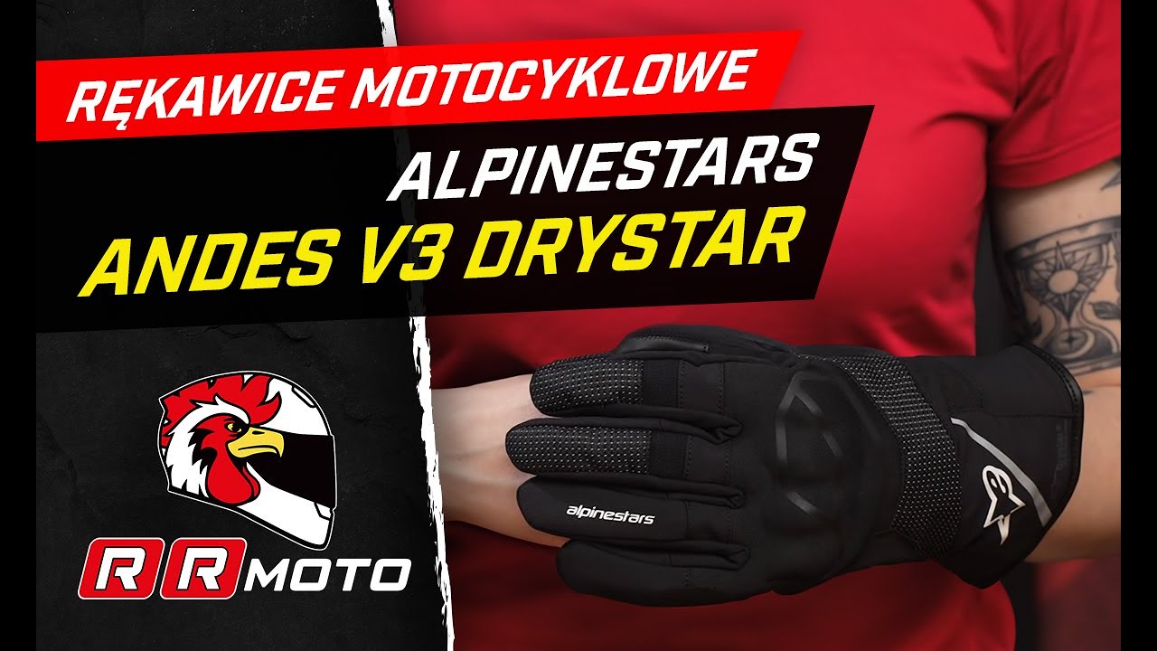 ALPINESTARS ANDES V3 DRYSTAR - zimowe rękawice motocyklowe