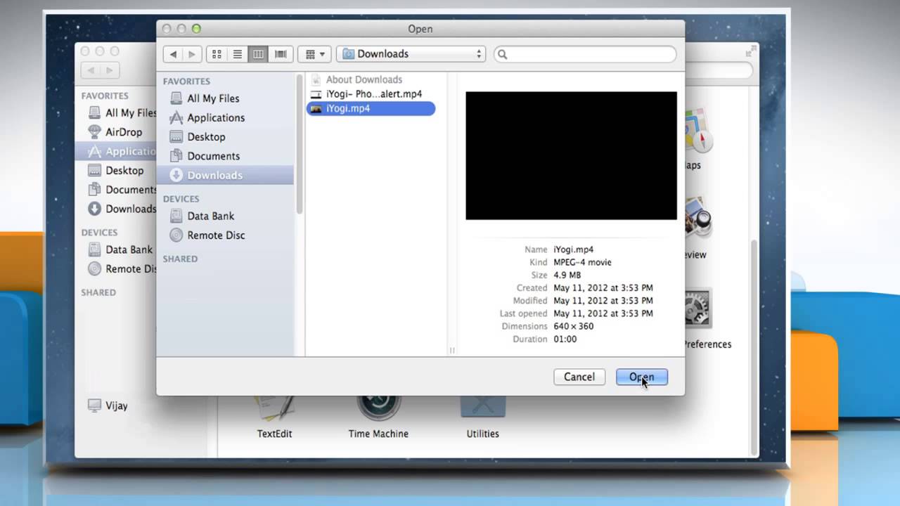 How to view information about a movie or video in QuickTime&reg; Player 10.x :Tutorial