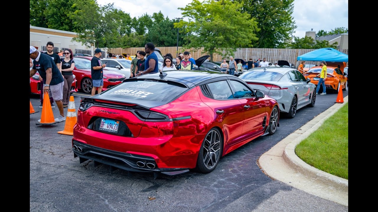 The LOWEST priced Kia Stinger AWD GT2 shows up to the IL meet