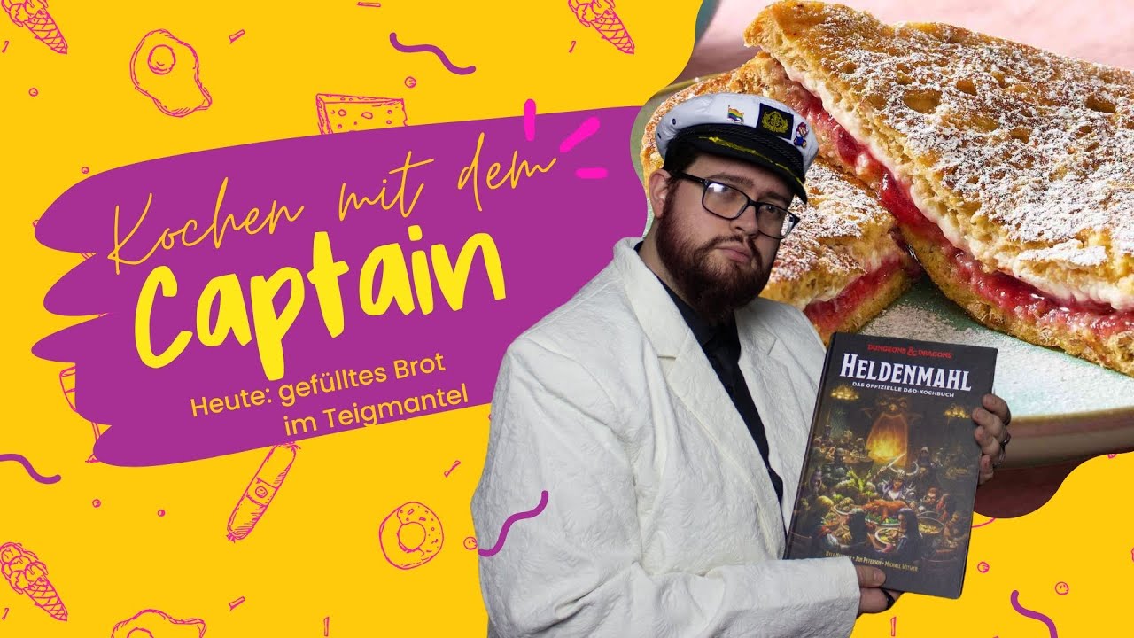 Kochen mit dem Captain | Gefülltes Brot im Teigmantel | LifeIsForce