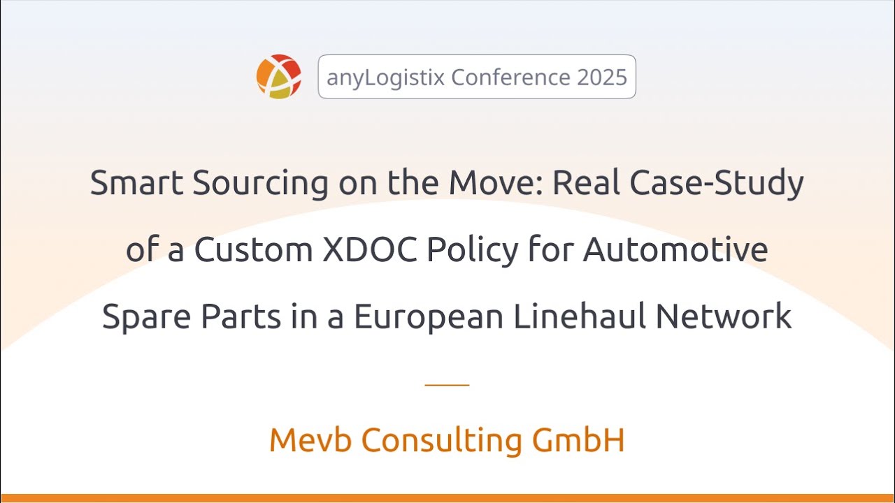 Real Case-Study of a Custom XDOC Policy for Automotive Spare Parts in a European Linehaul Network