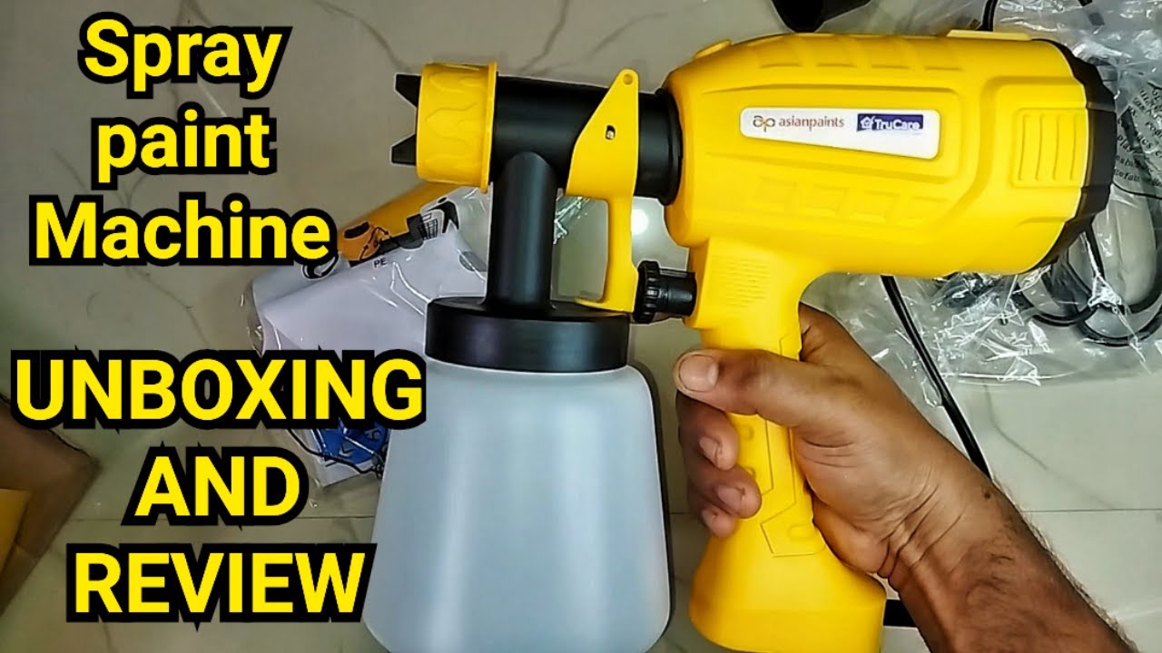 Hou To Use Paint Sprayer || Beginner Tutorial Full Setup and Use || Asian paints Truecare Sprayer