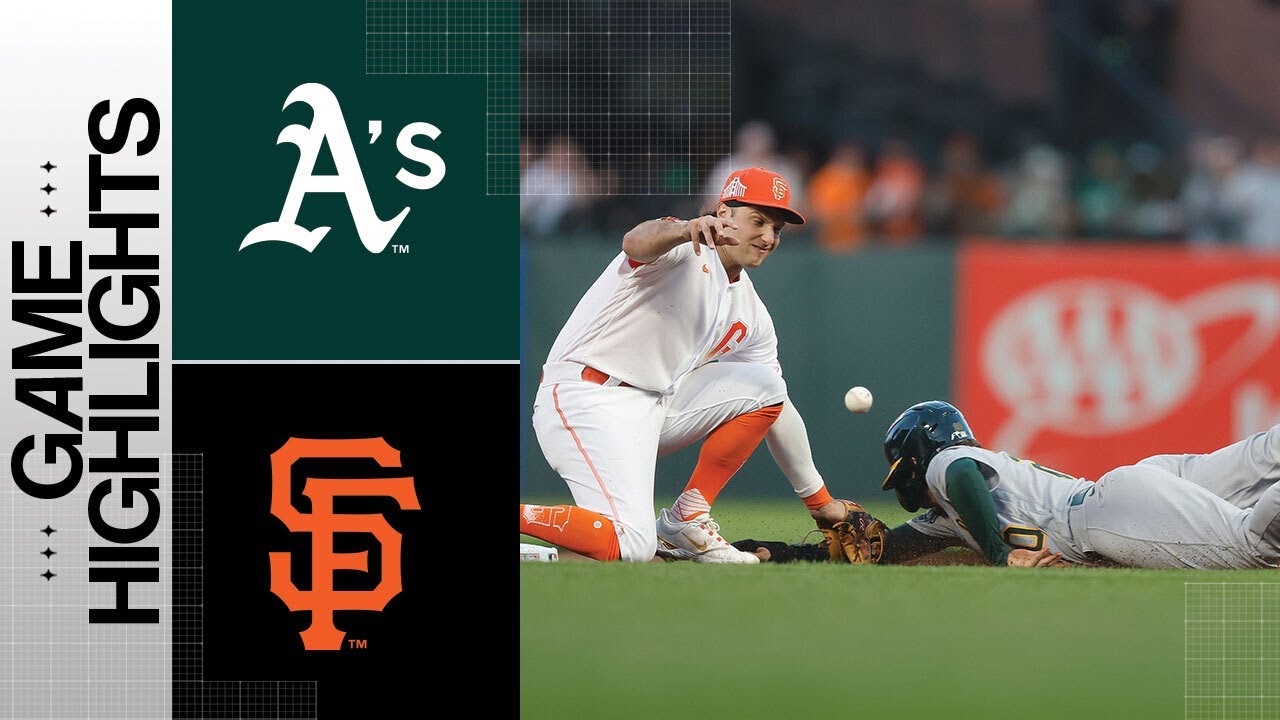 A's vs. Giants Game Highlights (7/25/23) | MLB Highlights