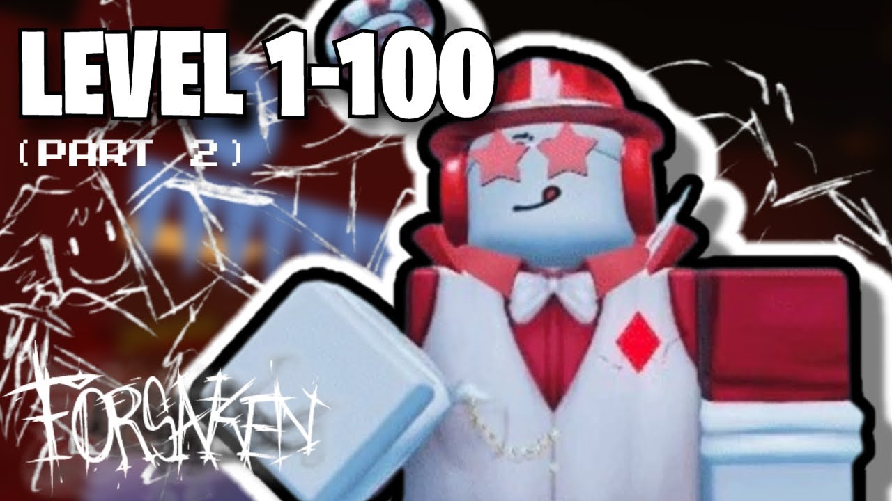 I went from level 1 to 100 with CHANCE in Roblox Forsaken (Part 2)