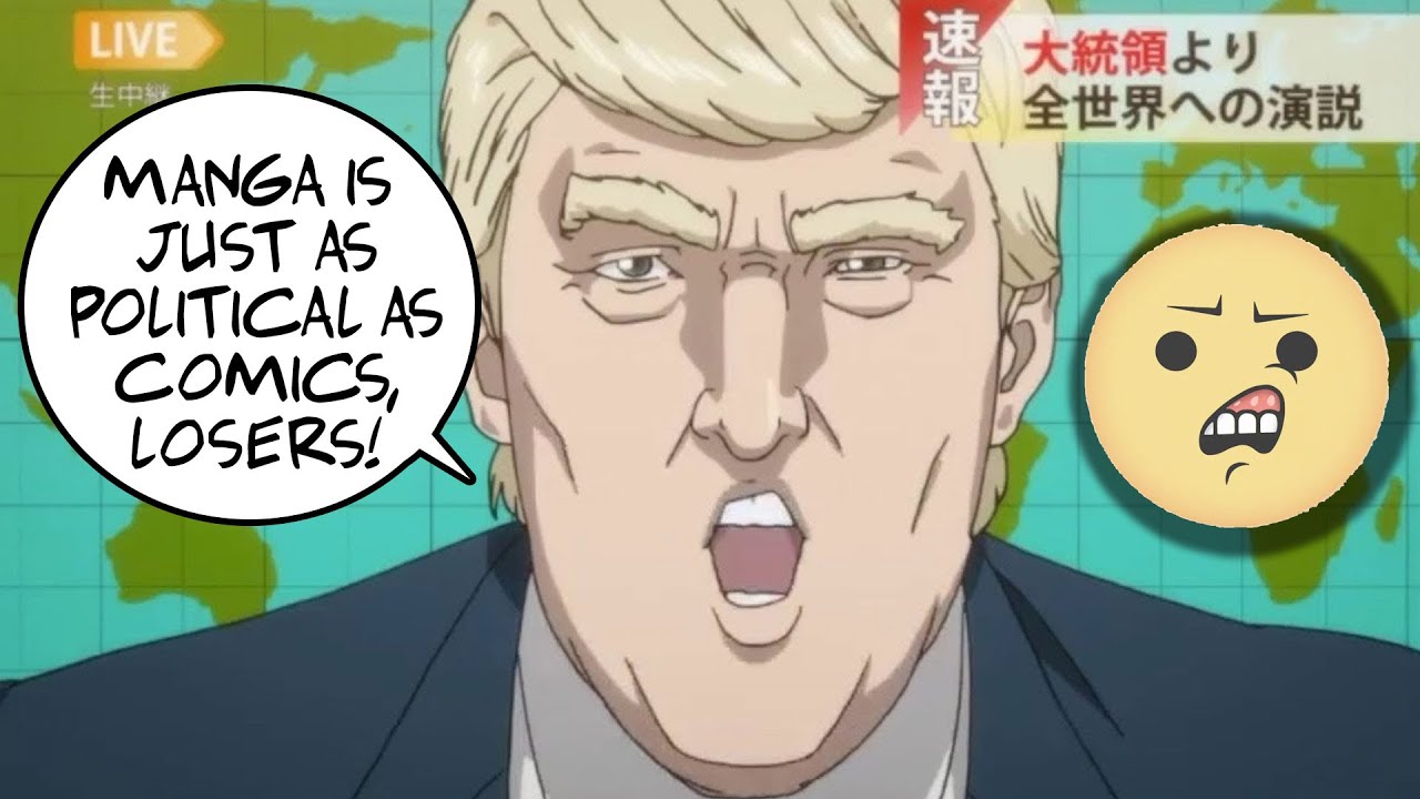 Manga is Just As POLITICAL as Western Comics, Says Media.