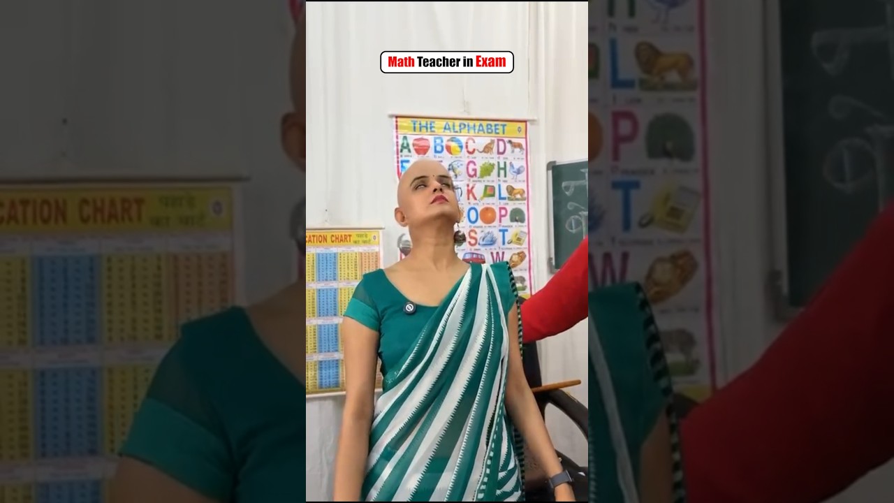 Math Teacher in Exam #new #comedy #shorts