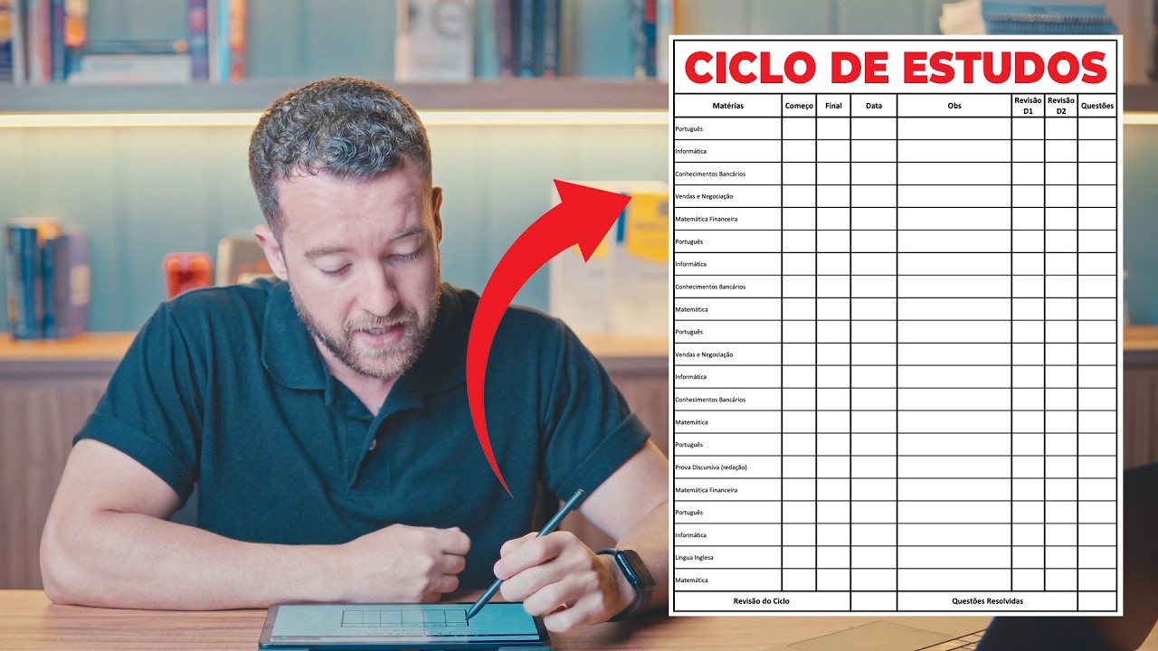 Cronograma de Estudos que usei para ser aprovado em 3 Concursos