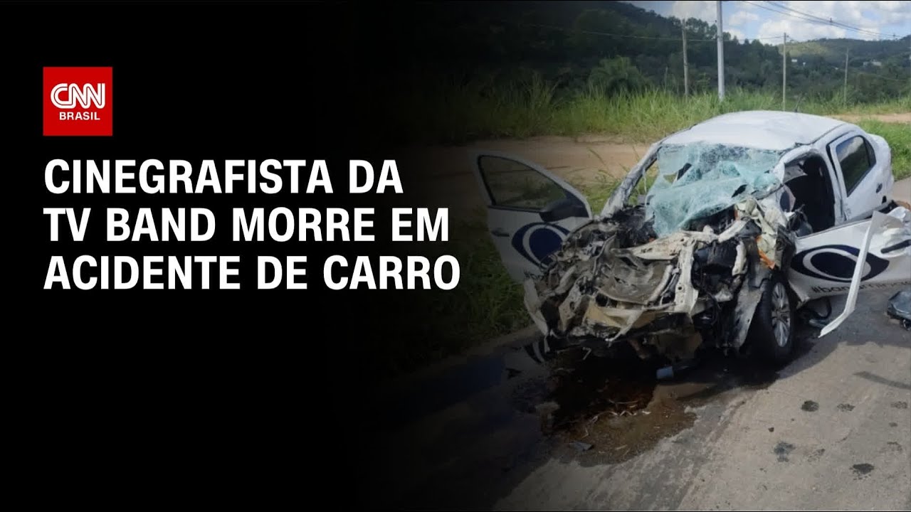 Acidente entre caminh&atilde;o e carro da TV Band deixa um morto e um ferido em MG | LIVE CNN