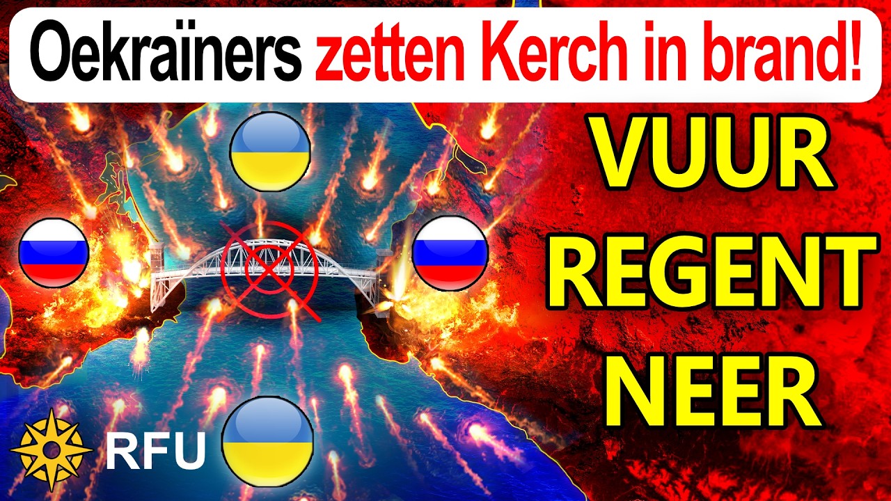 Kerch-verbinding staat in brand: Oekra&iuml;ne bereidt de genadeslag voor