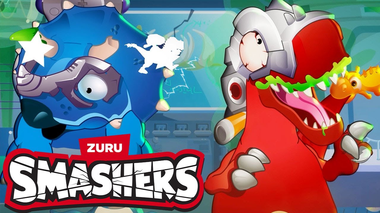 Welcome to the Dino Lab Show + More | Smashers | Dinosaur Cartoons For Kids🦖 DINO CHALLENGE 💥