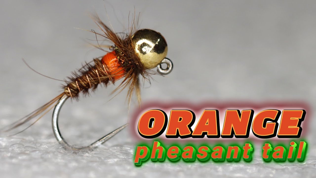 Orange pheasant tail || euronymph || sztuczna mucha || flyfishing