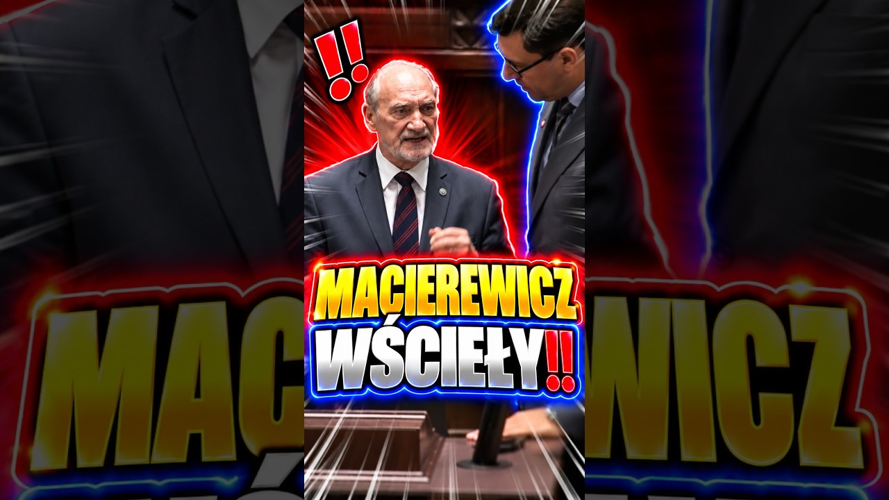 MACIEREWICZ WYRZUCONY Z M&Oacute;WNICY PRZEZ CZARZSTEGO!
