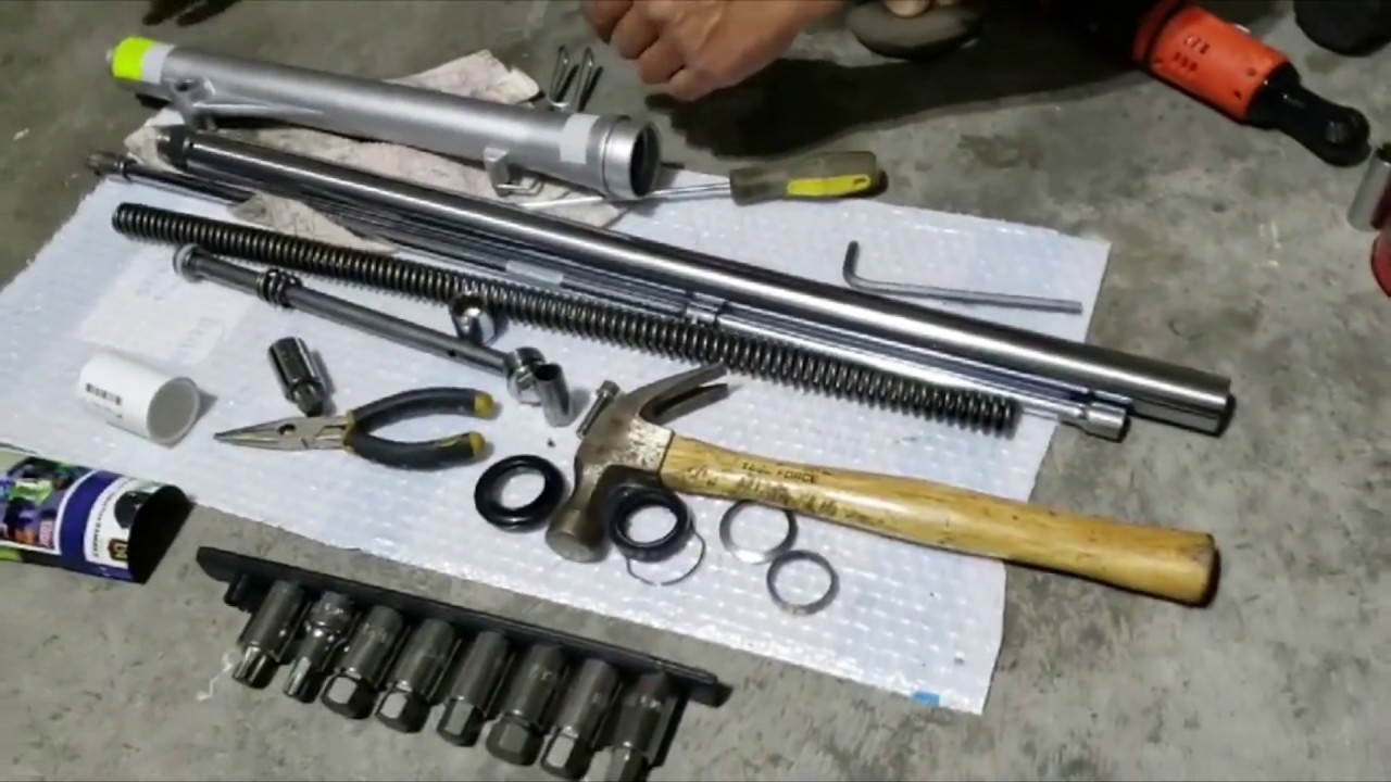 Front Shocks Disassembly and Assembly | Hawk 250