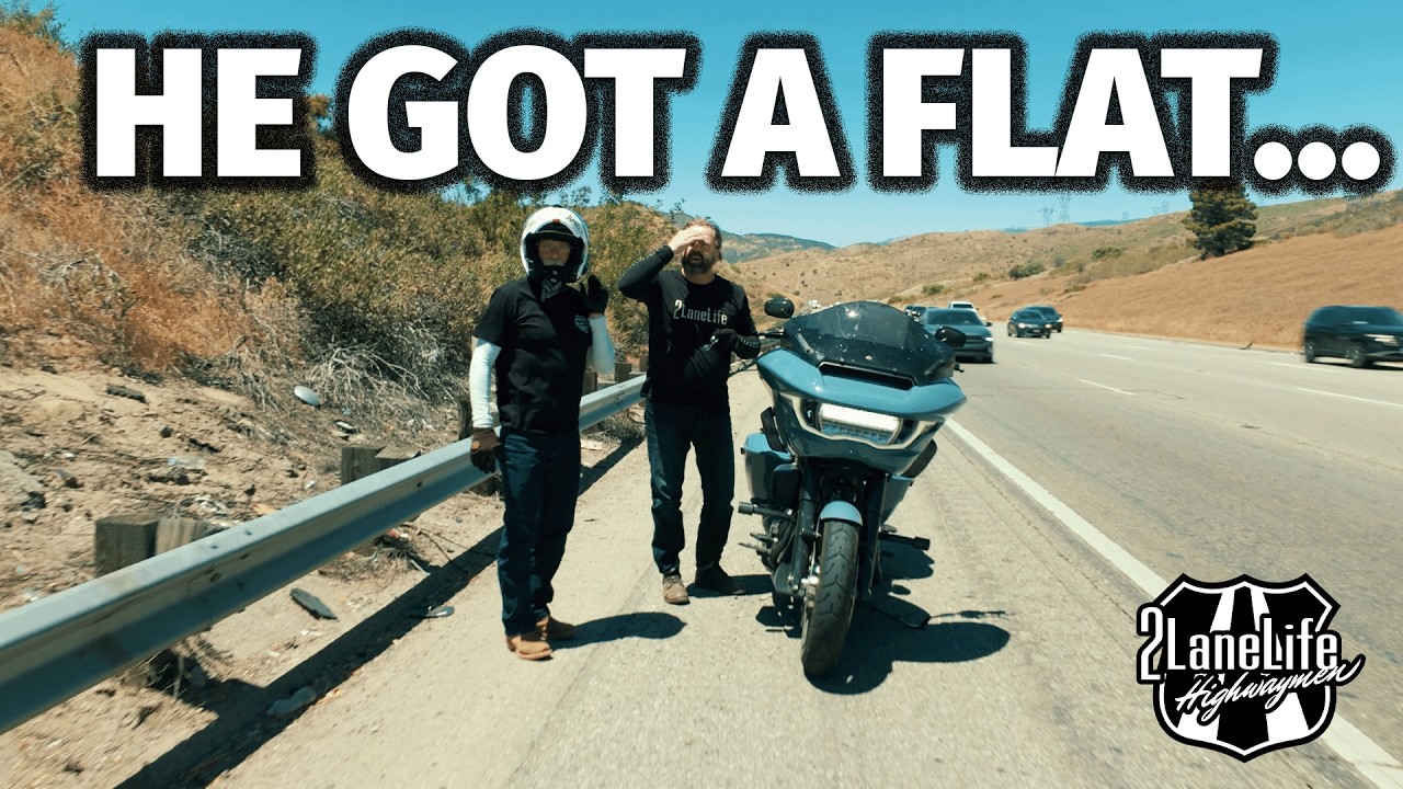 We got a Flat Tire! | Yosemite National Park on Harley-Davidsons