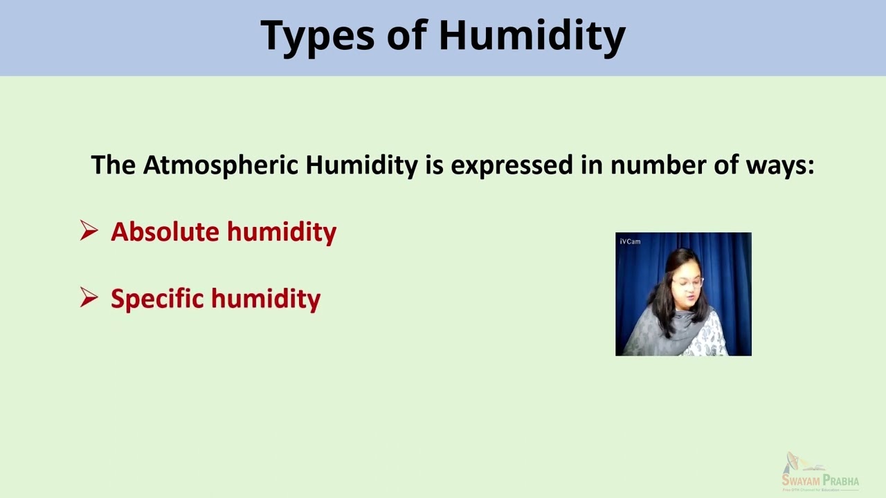 Humidity, Atmospheric stability and Instability