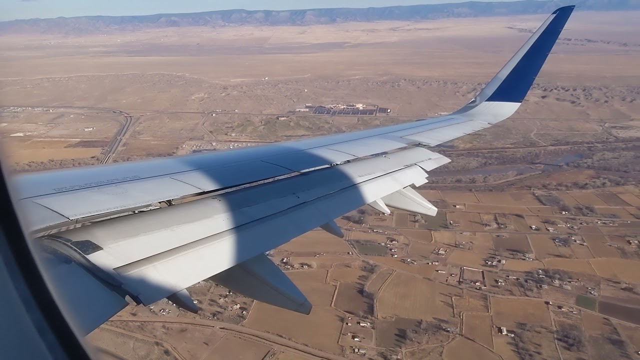 landing in Albuquerque Delta 718