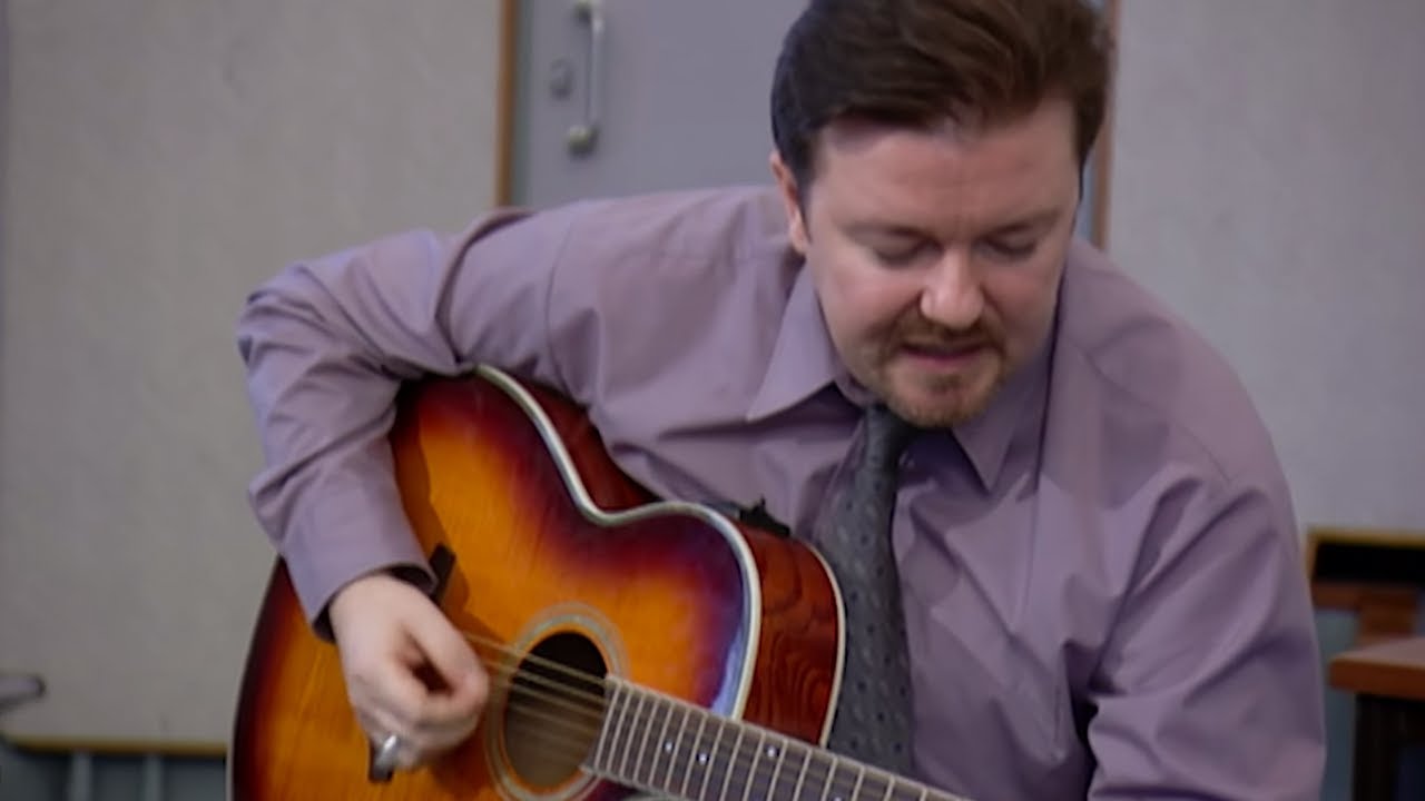 David Brent on Guitar - Free Love Freeway | The Office | BBC Comedy Greats