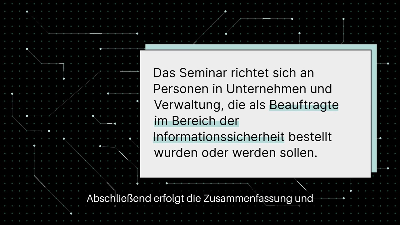 IT Grundschutz Praktiker mit Zertifikat