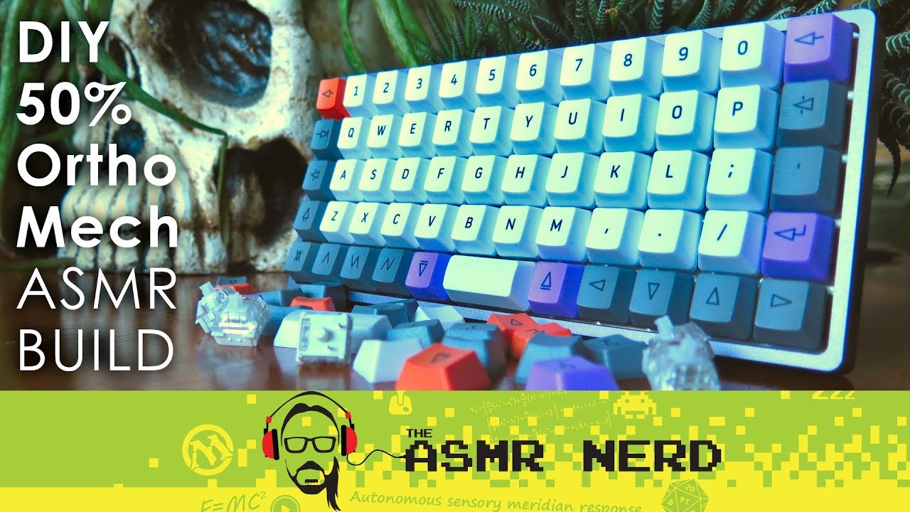 Let's Get Nerdy: DIY Mechanical Keyboard ft. Massdrop x OLKB Preonic Rev3 (ASMR build & tutorial)
