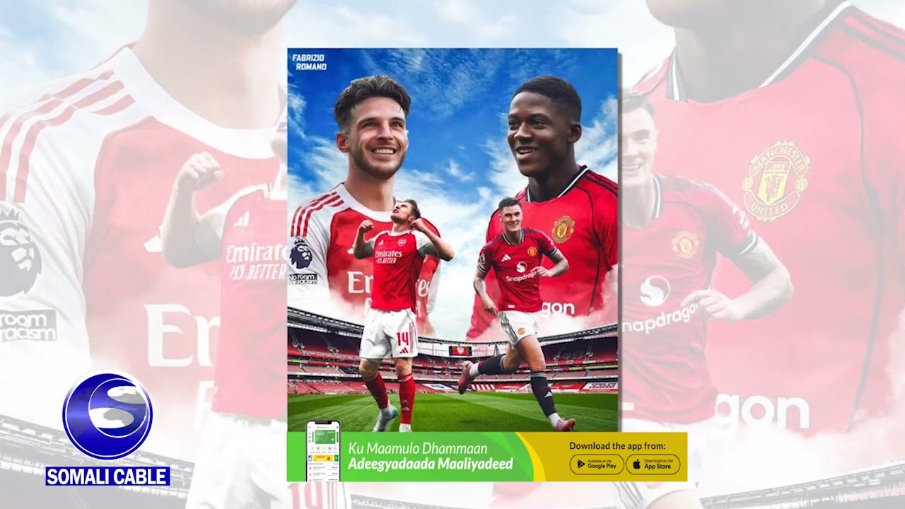 Imtixaanka hoggaanka horyaalka: Arsenal-VS-Manchester United.