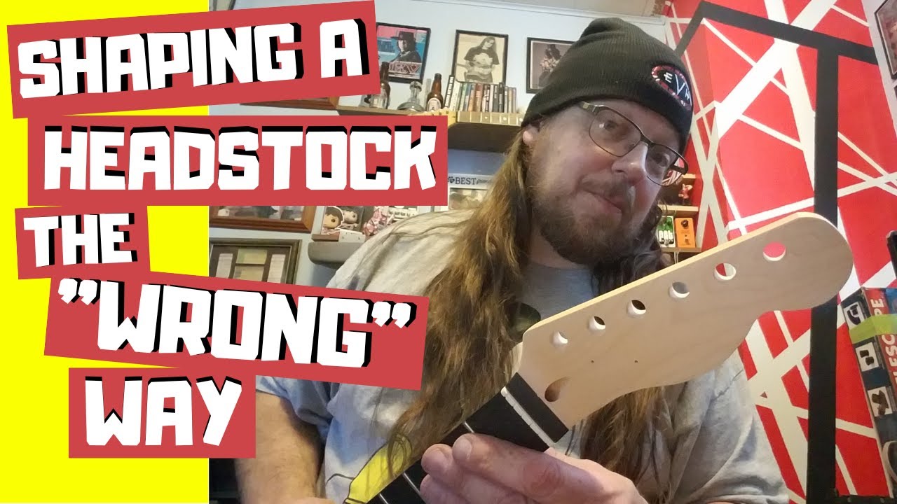 Shaping The Headstock of My Harley Benton Tele Kit