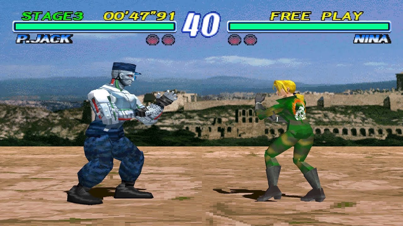 Tekken 2 [PS1] - play as P.Jack