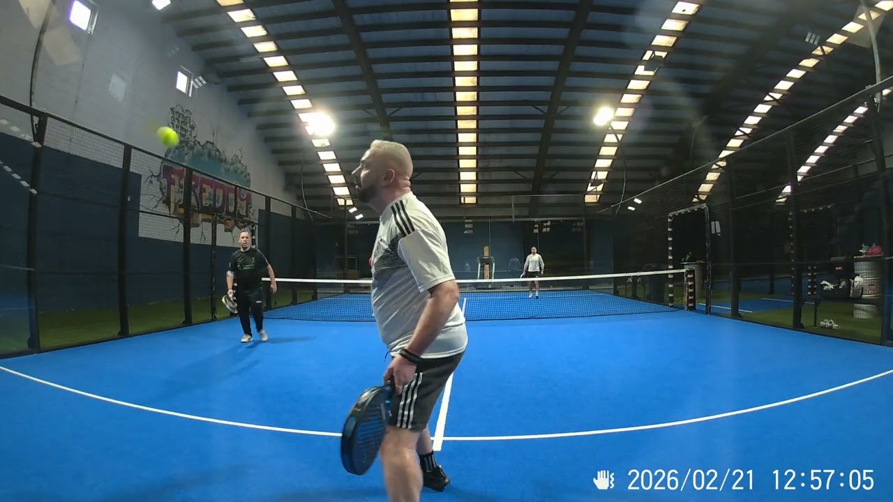 Padel, Match Entraînement (Cédric&JM - Simon&Jona), Hermalle, Samedi 21 Février 2026, partie 5/8