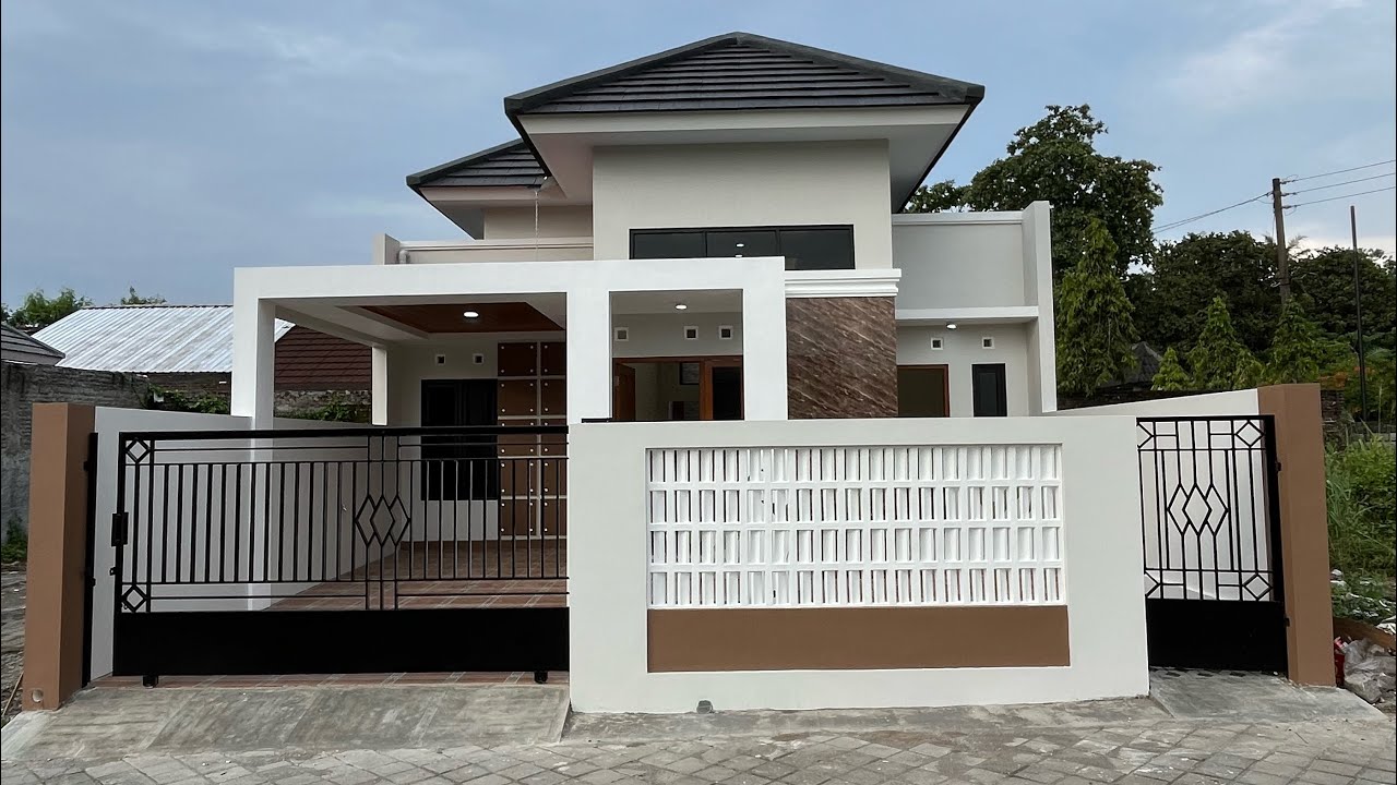 Rumah dijual di Jogja Harga Murah Lingkungan Nyaman, Bangunan Baru desain Mewah Atapnya Model Limas😍