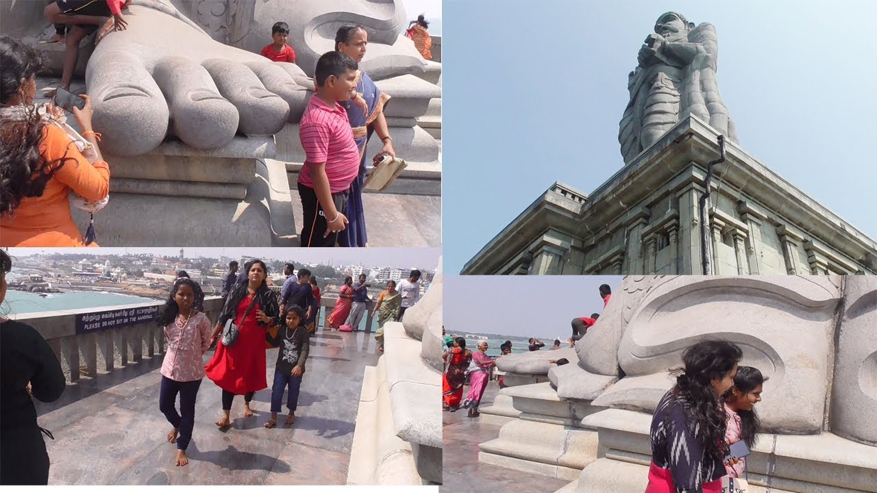 Thiruvalluvar Statue in Kanyakumari | Exclusive video of Thiruvalluvar Statue | Thiruvalluvar Statue