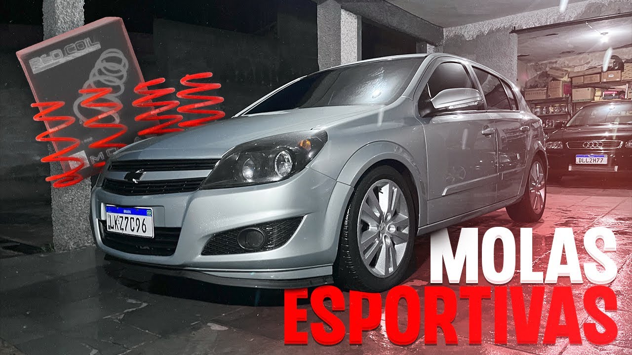 COLOCANDO MOLAS ESPORTIVAS RED COIL NO VECTRA GT-X!