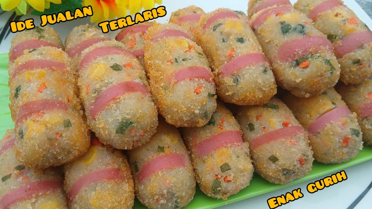 SAKING ENAKNYA BIKIN BANYAK SELALU KURANG // KROKET BIHUN JAGUNG HIAS SOSIS // SNACK BOX, TAKJIL