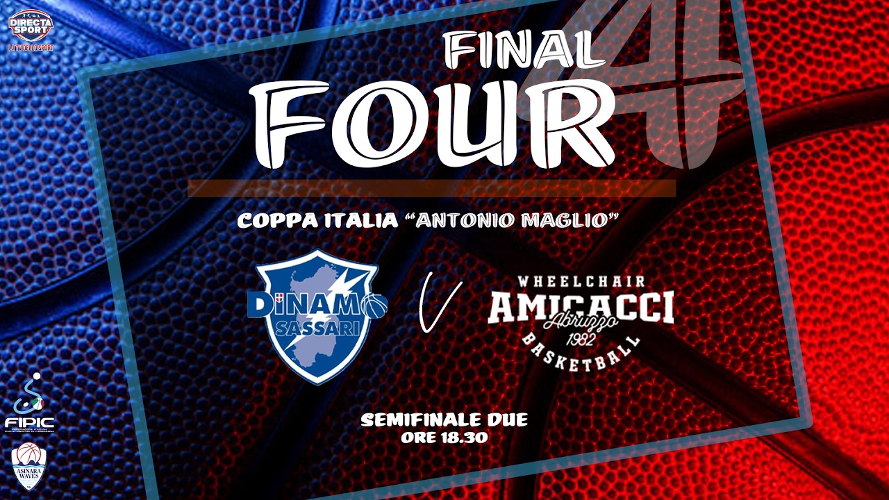 Basket in Carrozzina - Final Four Coppa Italia 2026 - 2S - Dinamo Lab BDS - Deco Amicacci Abruzzo