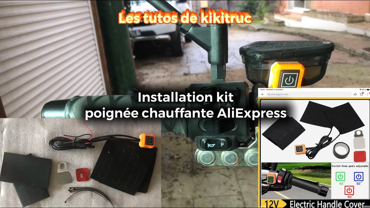 Alrendo TS bravo : installation kit poignée chauffante AliExpress