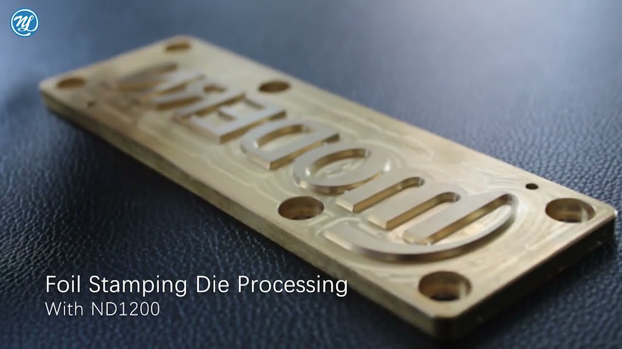 Foil Stamping Brass Dies Making CNC MACHINE